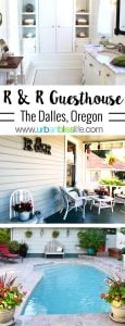 R & R Guesthouse in The Dalles, Oregon. Bed and breakfast review on UrbanBlissLife.com