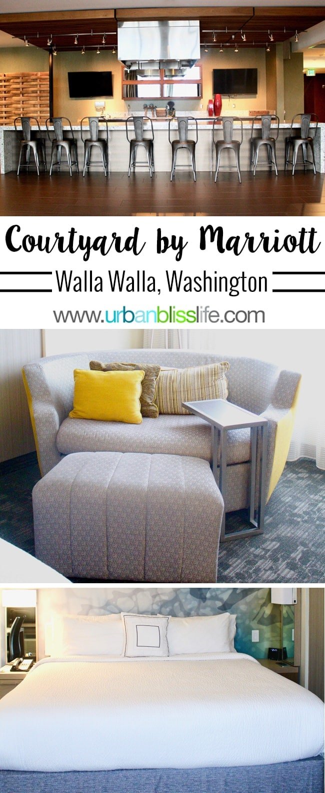 Walla Walla Courtyard Marriott Washington wine country hotel review on UrbanBlissLife.com