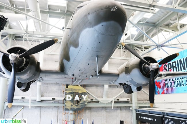 Plane at National World War II Museum in New Orleans