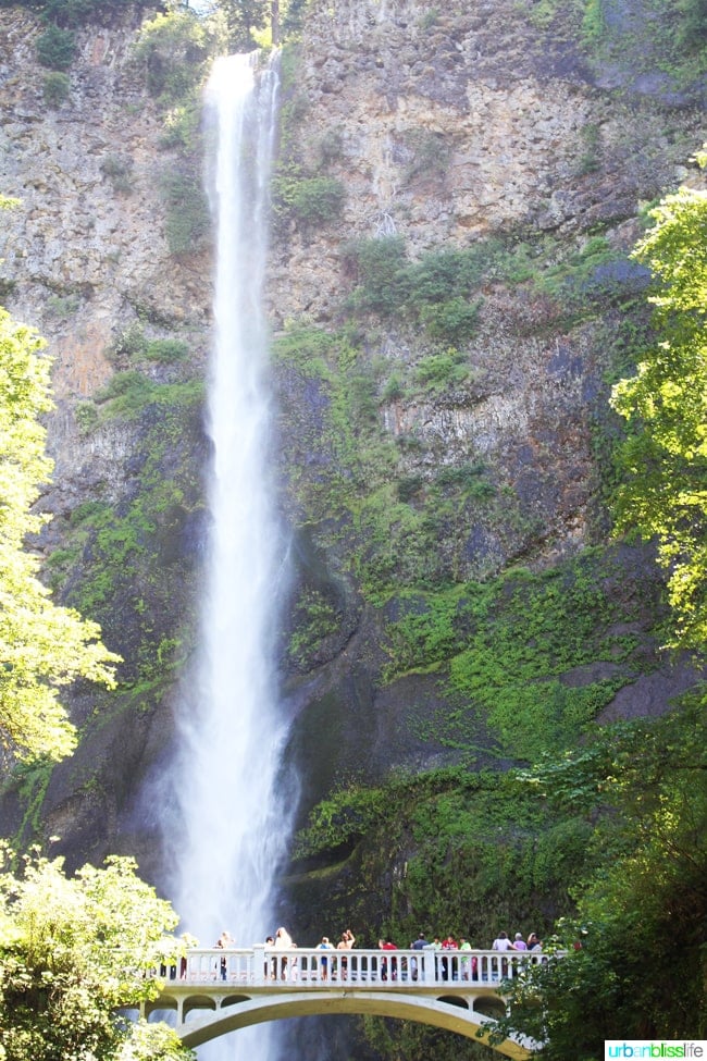 50 Things to Do in Portland With Kids During the Summer - Multnomah Falls, travel tips on UrbanBlissLife.com.