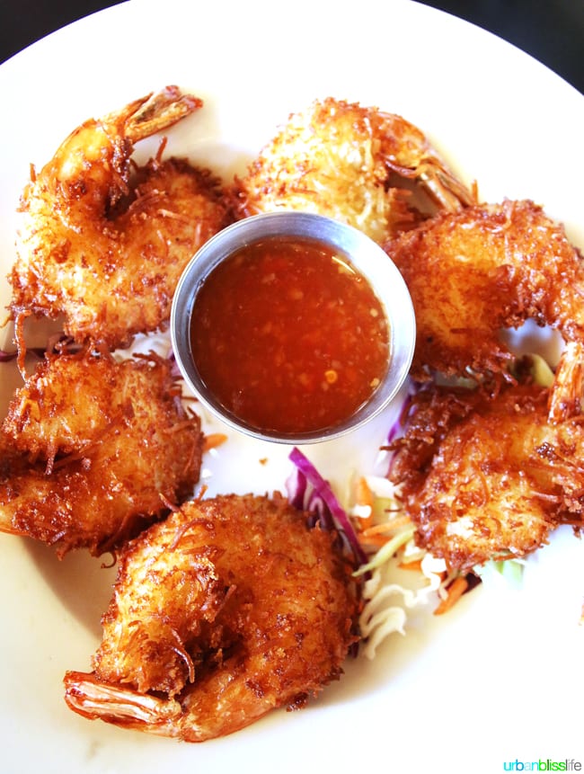 Crispy shrimp at The Oregon Garden Resort restaurant