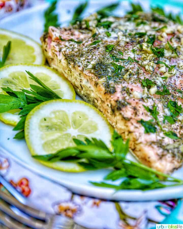 Grilled Salmon with Lemon and Herbs | Urban Bliss Life