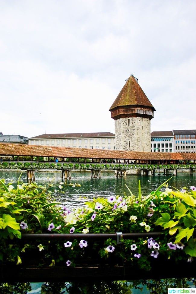 kapellbrucke in lucerne, switzerland