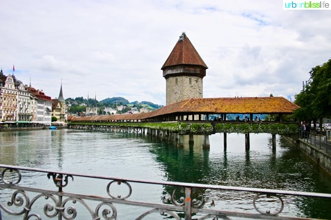 kapellbrucke in lucerne, switzerland