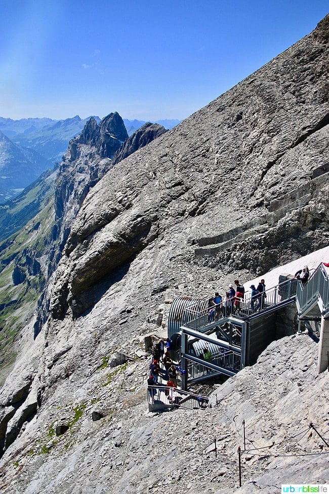 Enjoy a day of adventure and family fun on the Swiss Alps at Mount Titlis! Switzerland travel tips, Swiss Alps photos, and more on UrbanBlissLife.com.