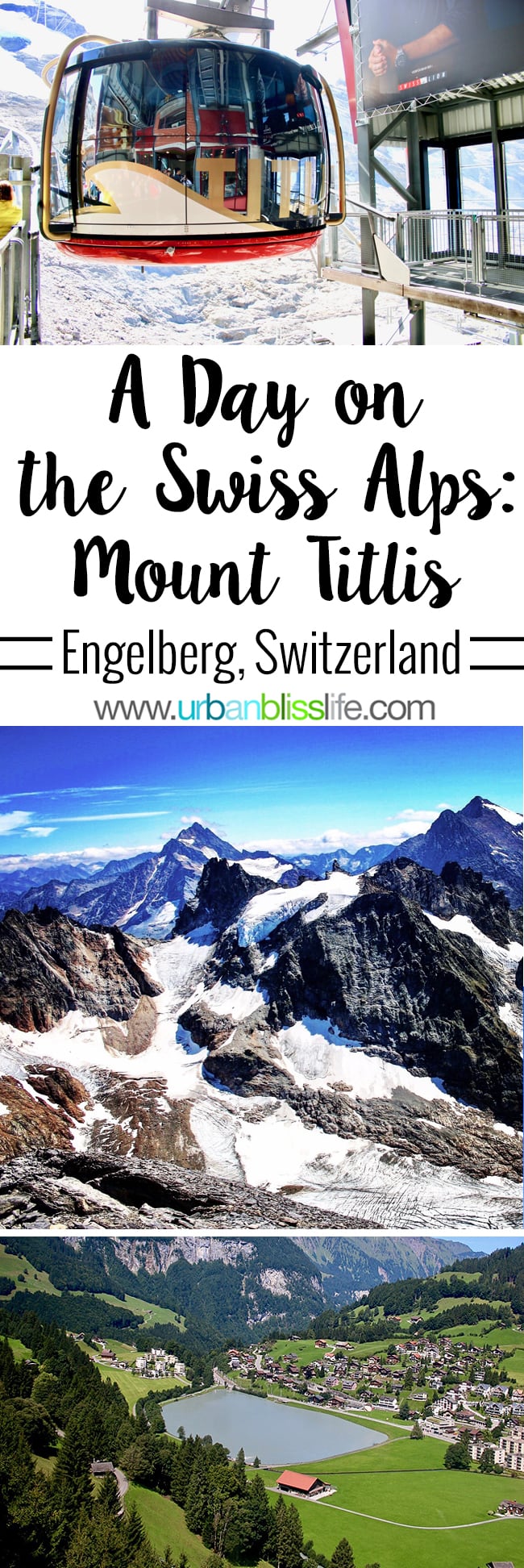 Enjoy a day of adventure and family fun on the Swiss Alps at Mount Titlis! Switzerland travel tips, Swiss Alps photos, and more on UrbanBlissLife.com.