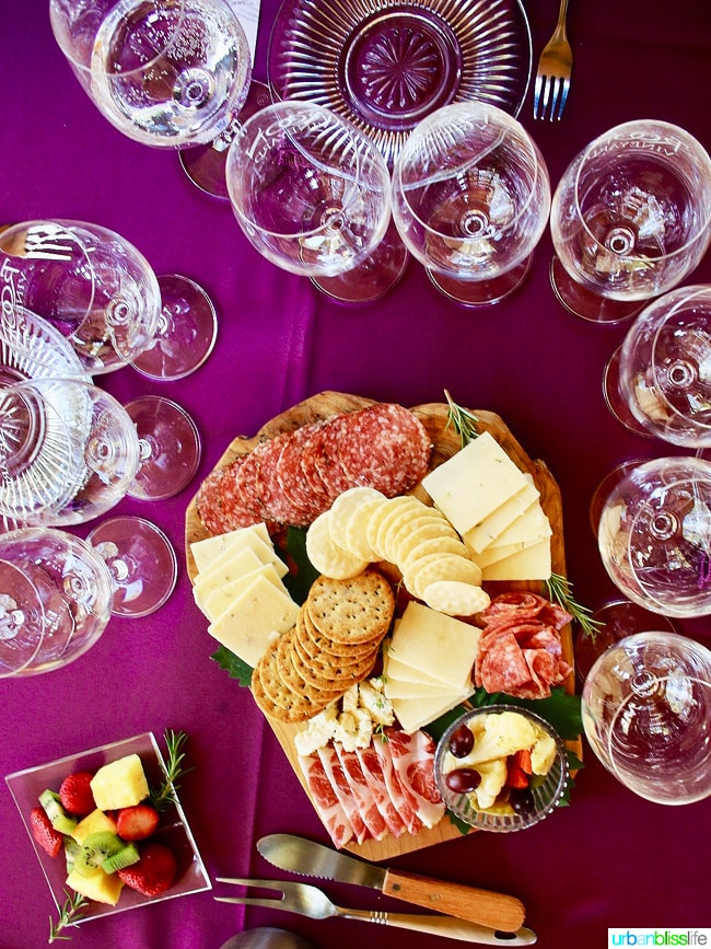 Applegate Valley wine tasting: Troon Vineyards cheese meat platter, on UrbanBlissLife.com