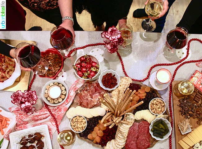 How to host the ultimate holiday wine pairing party tips from UrbanBlissLife.com