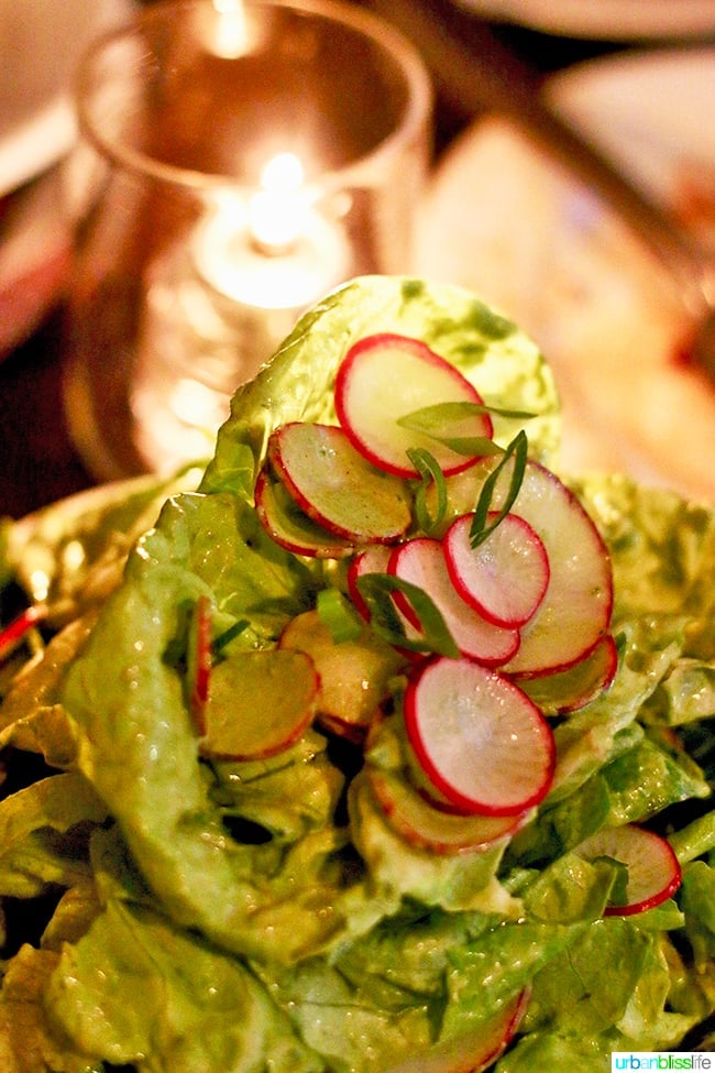 Butter Lettuce Salad at Radar restaurant in North Mississippi Ave in Portland, Oregon