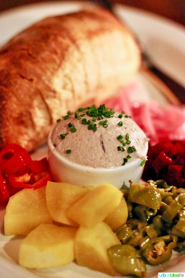 Smoked Bluefish Pate at Radar restaurant in North Mississippi Ave in Portland, Oregon