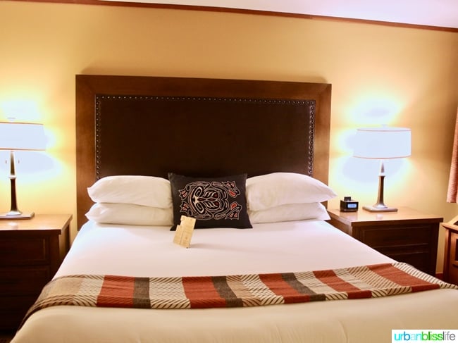 Skamania Lodge hotel room Washington. Travel stories & hotel reviews on UrbanBlissLife.com