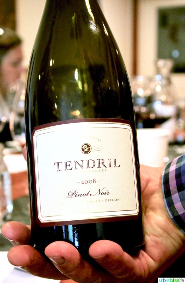 Tendril Wines Pinot Noirs - Oregon wine story on UrbanBlissLife.com