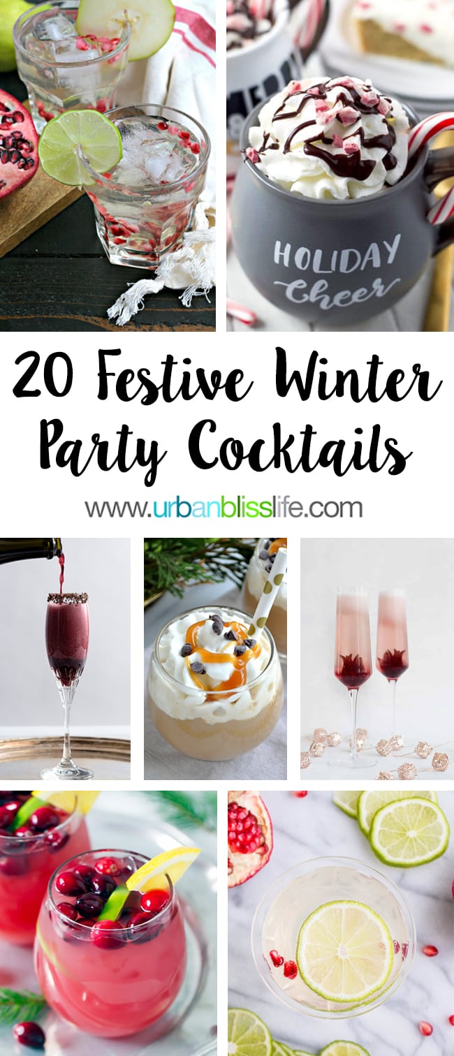 20 Festive Winter Cocktails on UrbanBlissLife.com