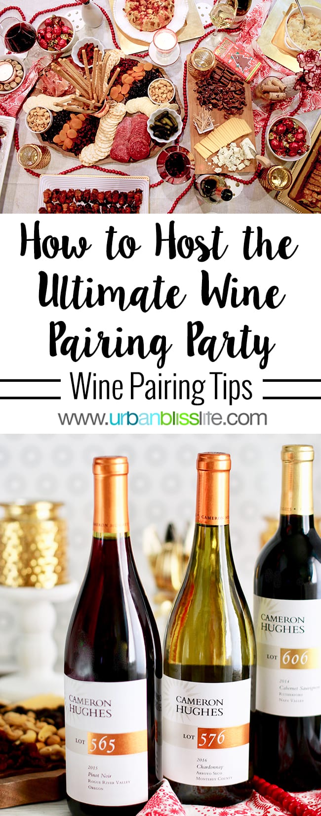 How to host the ultimate holiday wine pairing party tips from UrbanBlissLife.com