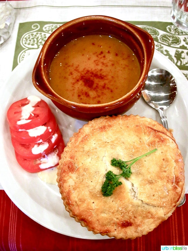 Beef pot pie - André's Confiserie Suisse in Kansas City. Restaurant review on UrbanBlissLife.com