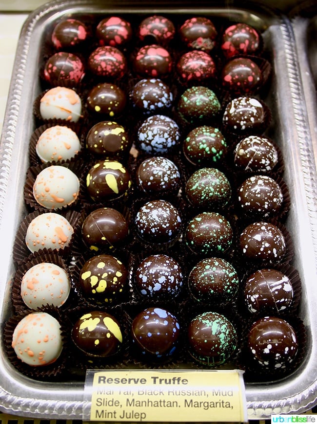 Chocolate truffles at Andrés in Kansas City, UrbanBlissLife.com