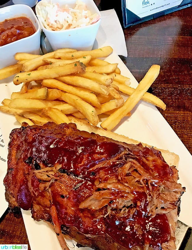 ribs and fries at Austin's in Kansas, on UrbanBlissLife.com