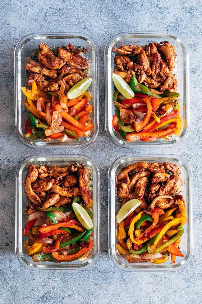 Chicken Fajitas Top Meal Planning Tips and Recipes for the New Year on UrbanBlissLife.com
