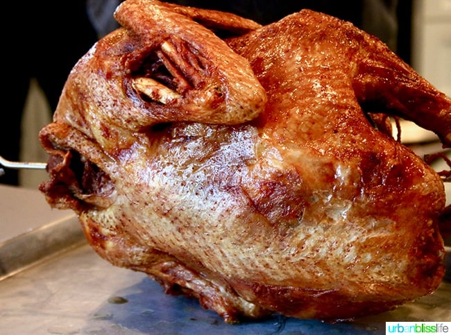 Fried Turkey for Thanksgiving in Kansas! On UrbanBlissLife.com