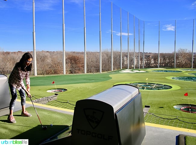 Holidays in the Heartland: TopGolf in Kansas, on UrbanBlissLife.com