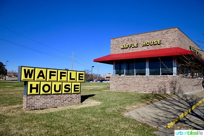 Holidays in the Heartland: Waffle House in Kansas, on UrbanBlissLife.com