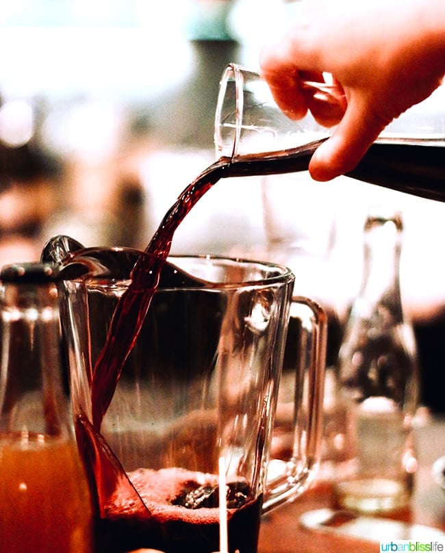 sangria at at Bar Casa Vale restaurant in Portland, Oregon