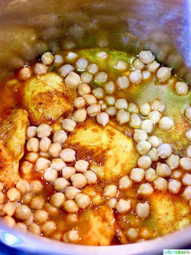 Healthy 30-Minute Instant Pot Moroccan Chicken recipe on UrbanBlissLife.com
