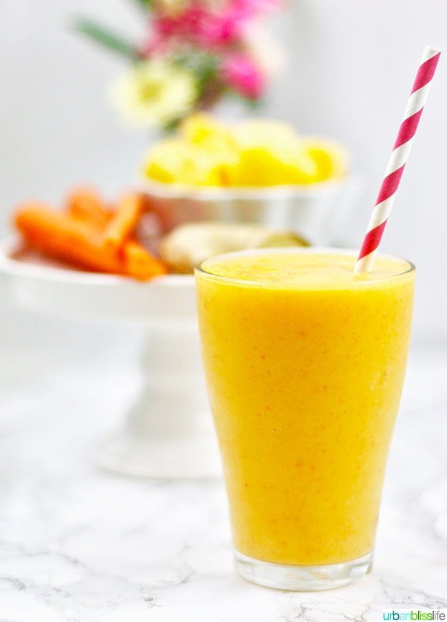 Mango Carrot Smoothie - Urban Bliss Life