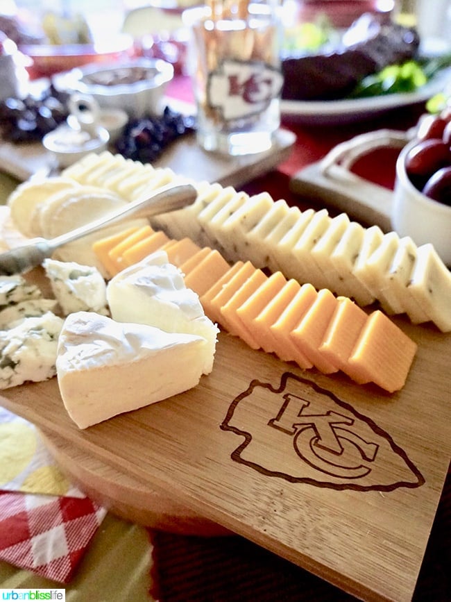 NFL Cheese Board Tips for Making Your Homegating Party a Touchdown! Ideas and Recipes on UrbanBlissLife.com