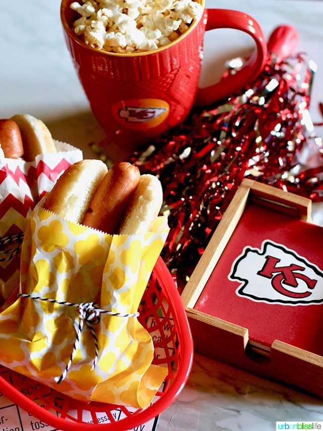 NFL Coasters Mug Party Food Tips for Making Your Homegating Party a Touchdown! Ideas and Recipes on UrbanBlissLife.com