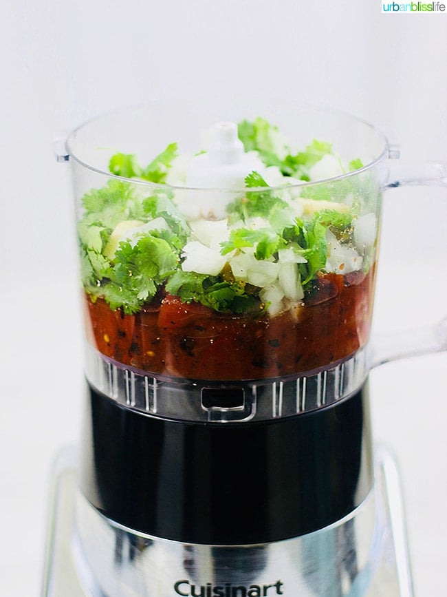 3-Minute Whole30 Blender Salsa - WholeFoodFor7