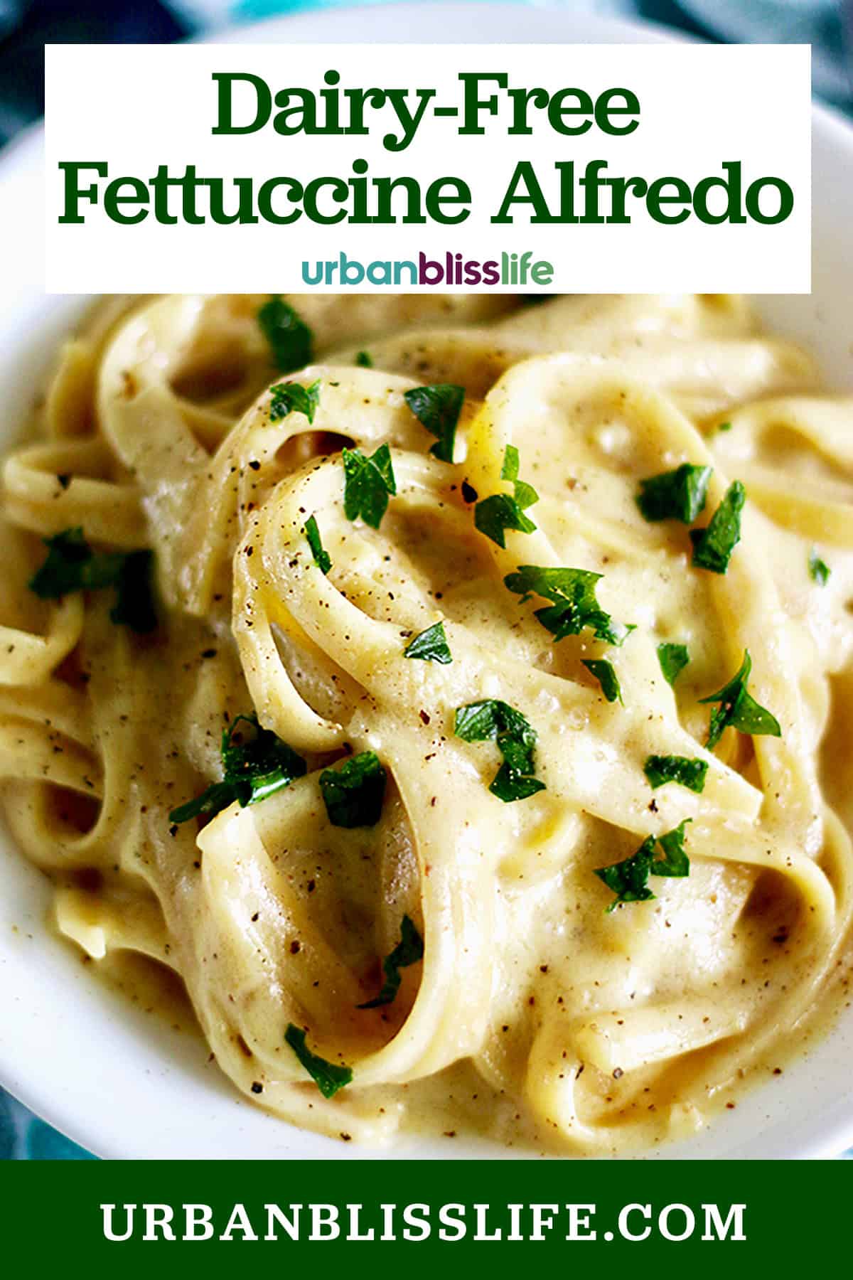 dairy free fettuccine alfredo.