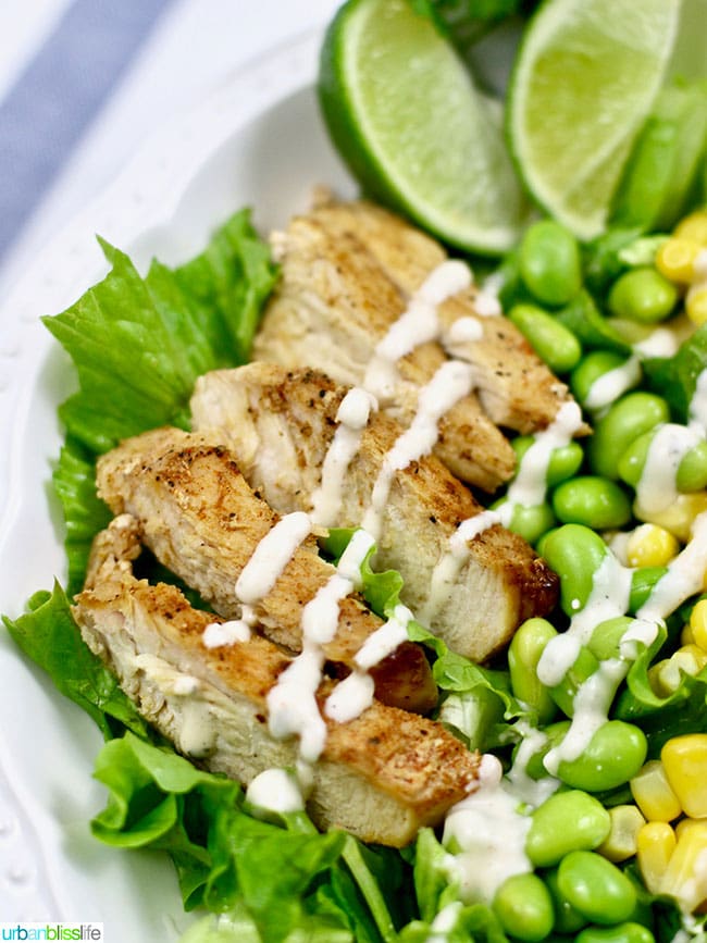 Dairy free chicken salad with ranch dressing