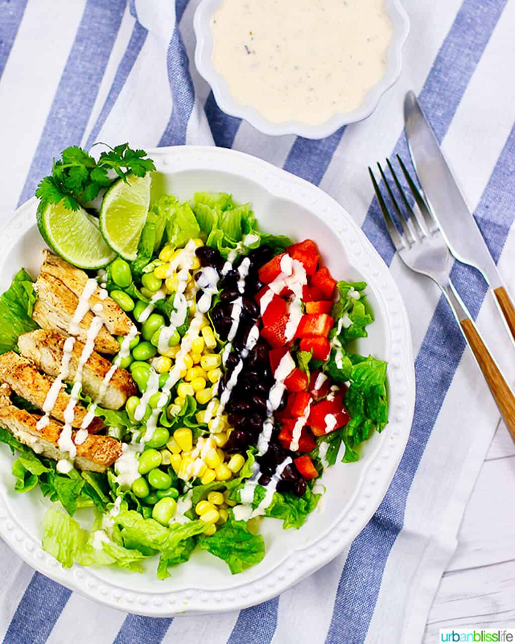 Southwest BBQ chicken salad