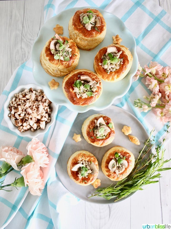 Meaty Mushroom vol-au-vents