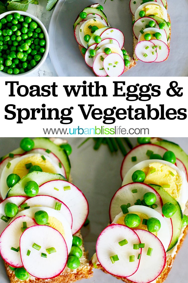 Toast with Spring Vegetables and Eggs