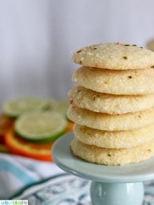 Citrus Sugar Cookies recipe on UrbanBlissLife.com