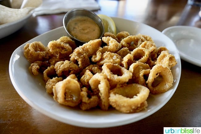 calamari at Kyllo's Restaurant