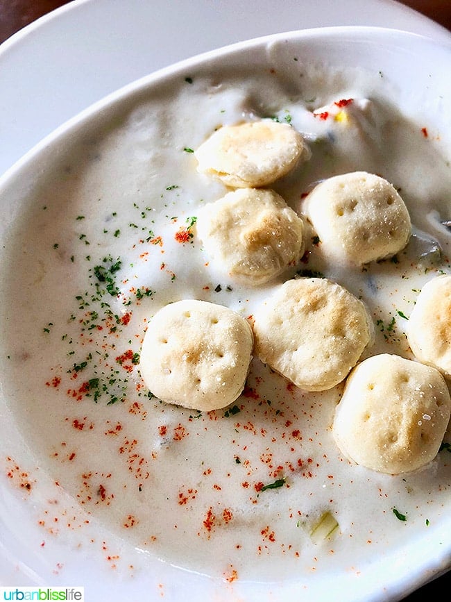 clam chowder at Kyllo's Restaurant