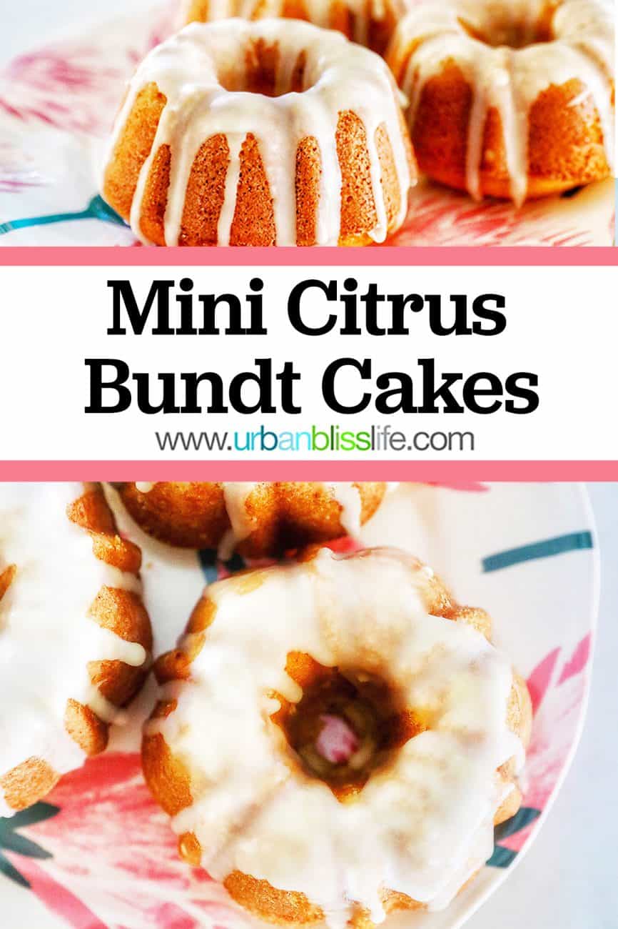 Mini Orange Bundt Cakes