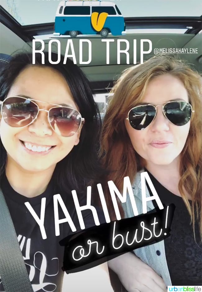 Road trip from Portland, Oregon to Yakima, Washington 