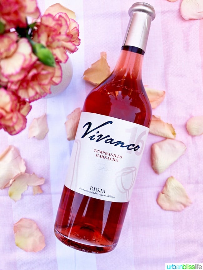 Vivanco rosé wine 