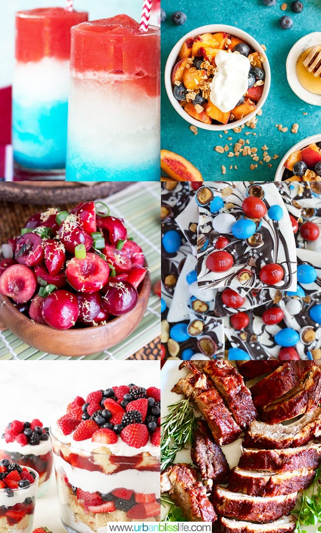 Best 4th of July Recipes on UrbanBlissLife.com