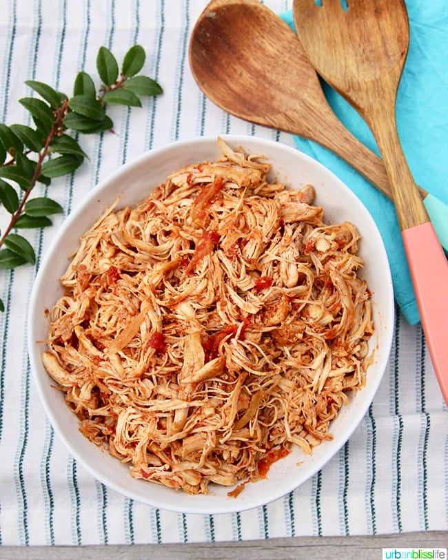 Instant Pot Shredded Chicken on UrbanBlissLife.com