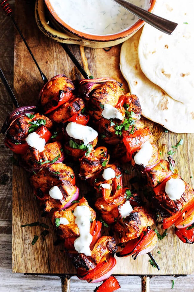 Mediterranean Chicken Kebabs