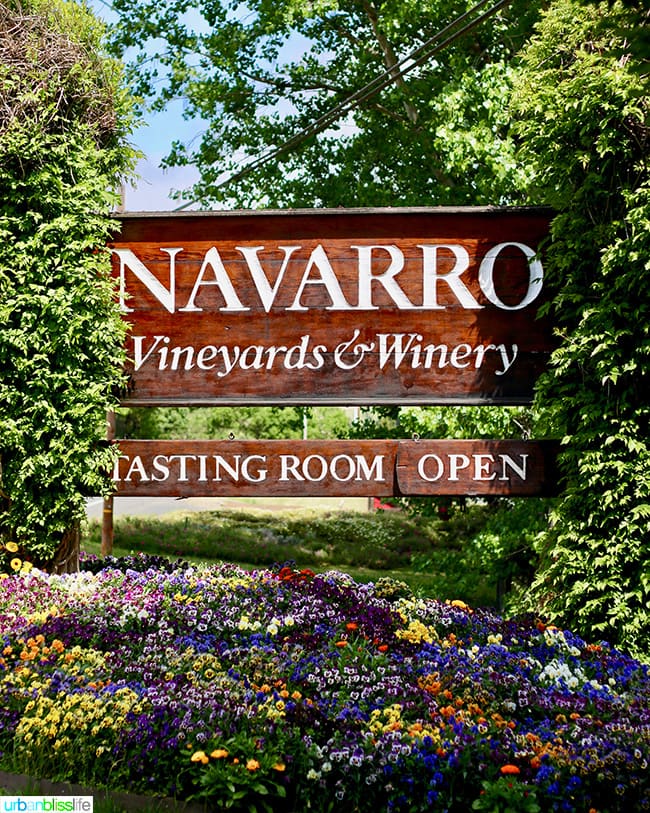 navarro vineyards in alexander valley