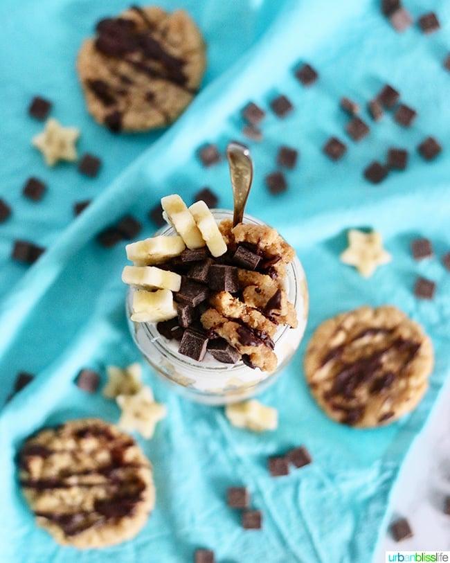 Chewy Peanut Butter Cookies with chocolate chunks