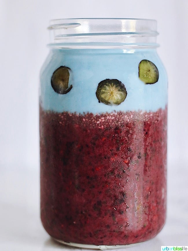 Triple Berry Chia Whole30 Smoothie