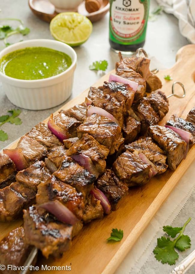 Mediterranean Steak Kebabs