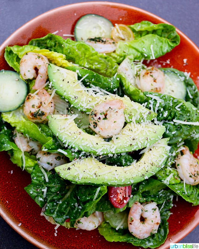 salad at Noyo Harbor Inn Fort Bragg, California.